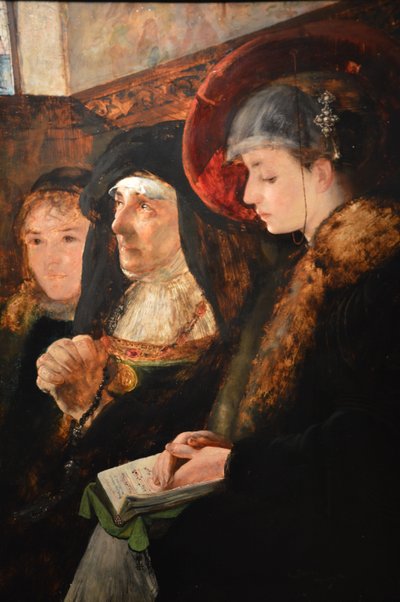 Bajo el canto del salmo de Hjalmer Eilif Emanuel Peterssen